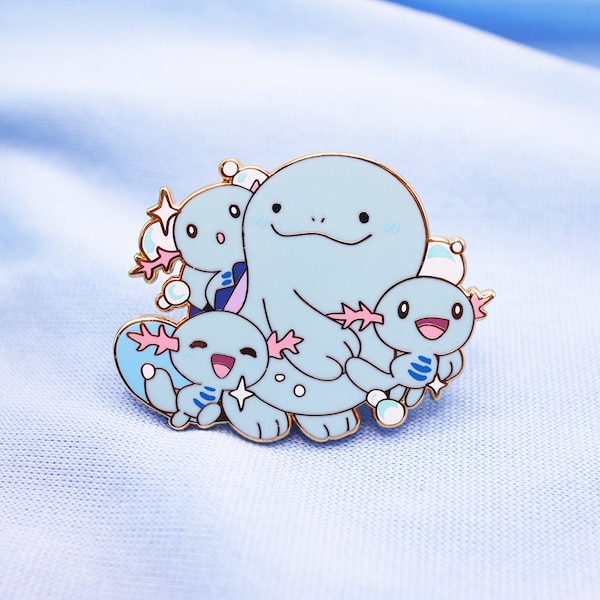 Broche en émail FAMILLE QUAGSIRE