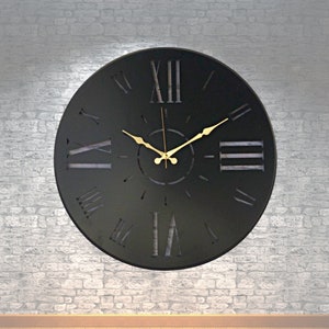 Metal Wall Clock, Quality Metal Clocks, Modern Wall Clock, Large Wall Clock, Wall Decor, Wall Art, Wall Clock