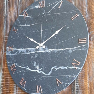 20 '' Quality Marble Pattern Wall Clock. Wall Clock, Marble Wall Clock ...