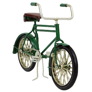 Nostalgic decorative metal diecast model bicycle. Dollhouse Miniatures Bicycle