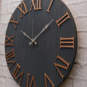20&#39;&#39; Quality Wood Wall Clock, Wood Wall Decor For Your Room,  Wooden Wall Clock, You can use it as a wood clock or wood wall decor