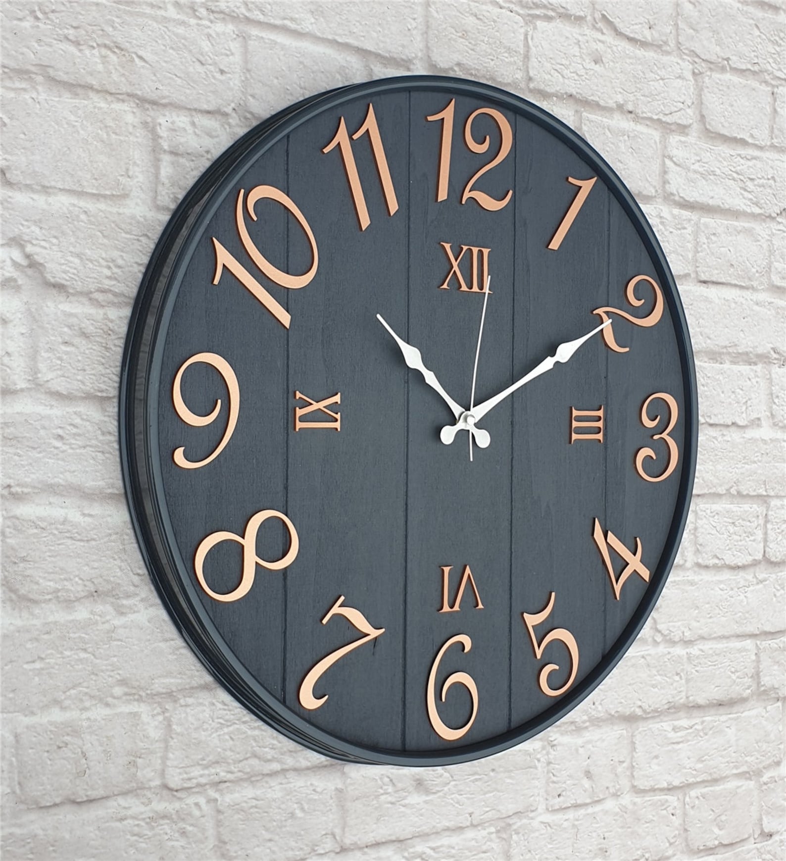 Quality 20 Inch Wall Clock, Large Wall Clock, Wall Clock Unique, Modern