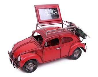 Decorative Metal Car Frame and Piggy Bank, Vosvos kid piggy bank