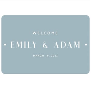 Personalized Wedding Welcome Sign -  Ceremony or Reception Sign