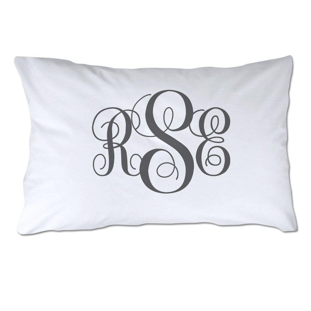Personalized Monogram Pillowcase Personalized Pillowcase Etsy