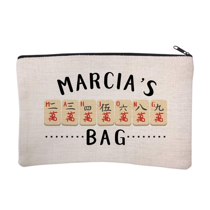 Monogramen Monogrammed Mah Jong Bag - Etsy