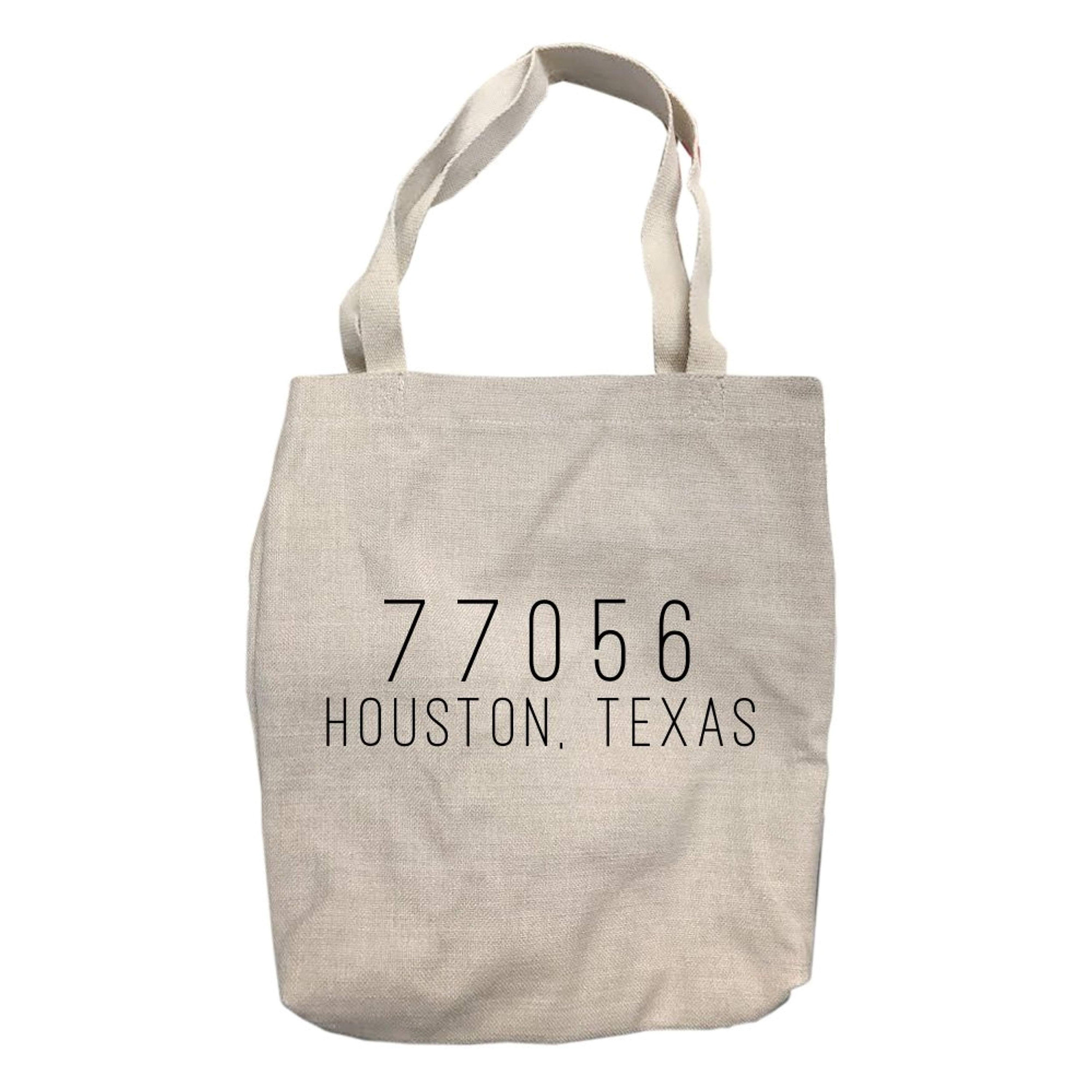 Personalized Zip Code Tote Bag Custom Tote Bag Tote Bag | Etsy