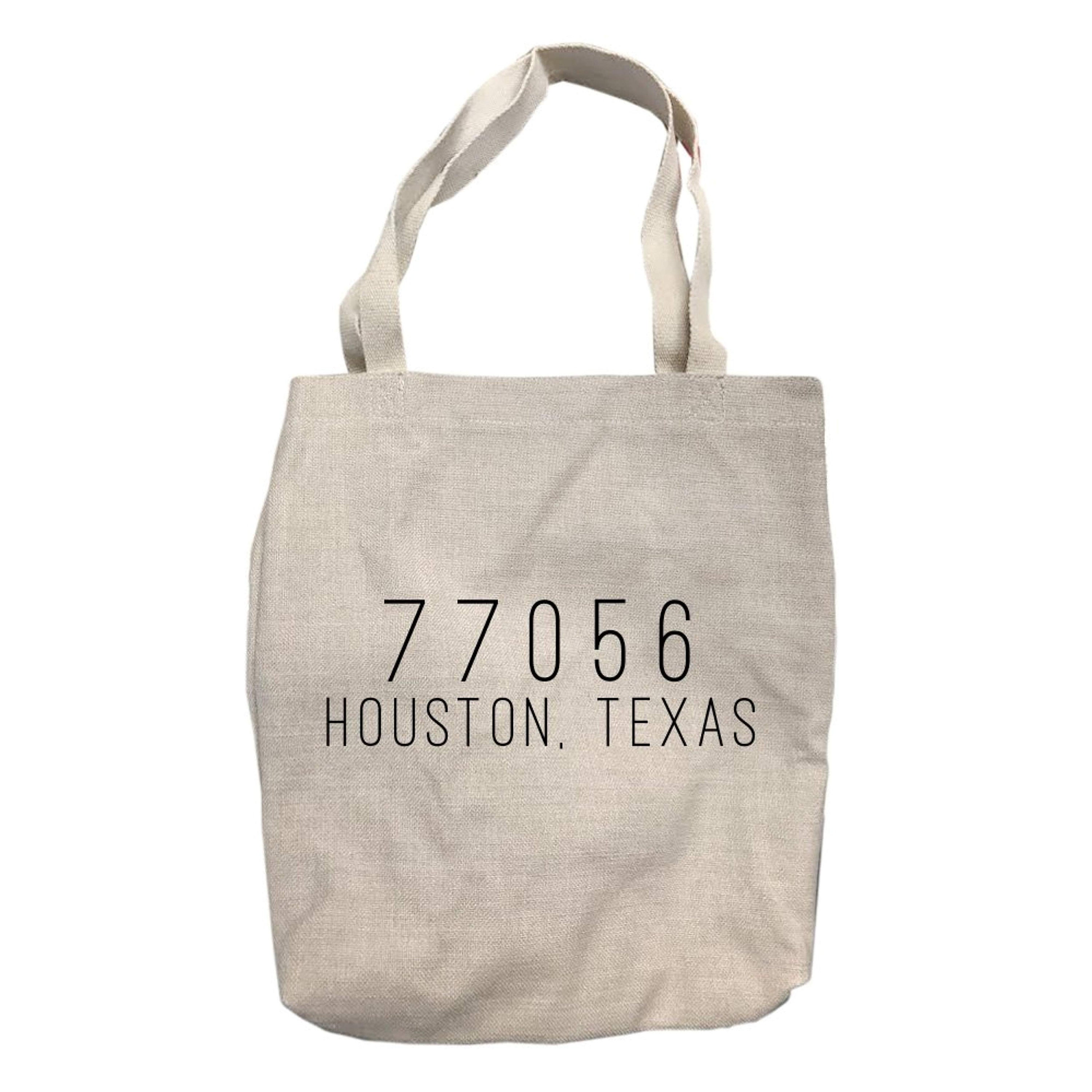 Personalized Zip Code Tote Bag Custom Tote Bag Tote Bag Etsy