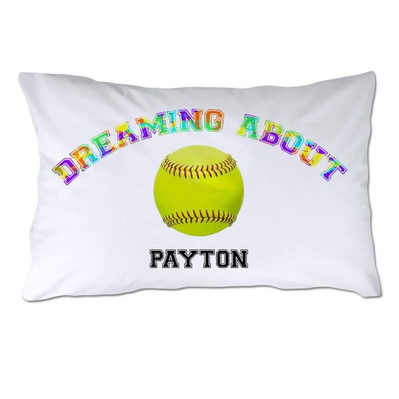 softball pillowcase