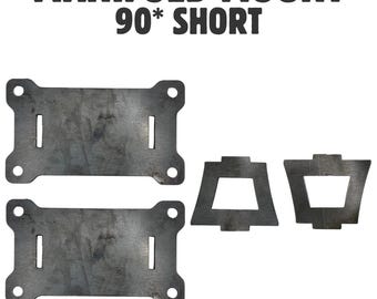 Accuair VU4 Short 90 Degree Pedestal Manifold Mount 4-Piece Kit