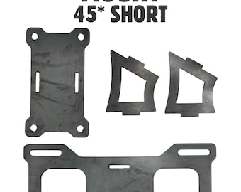 Viair 45 Degree Short Compressor Mount Kit - 4 Piece Steel Pedestal