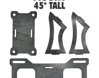 Viair 45 Degree Tall Compressor Mount Kit - 4 Piece Steel Pedestal