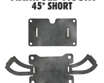 Slam Specialties 45 Degree CNC Steel Manifold Mount 2 Piece Kit