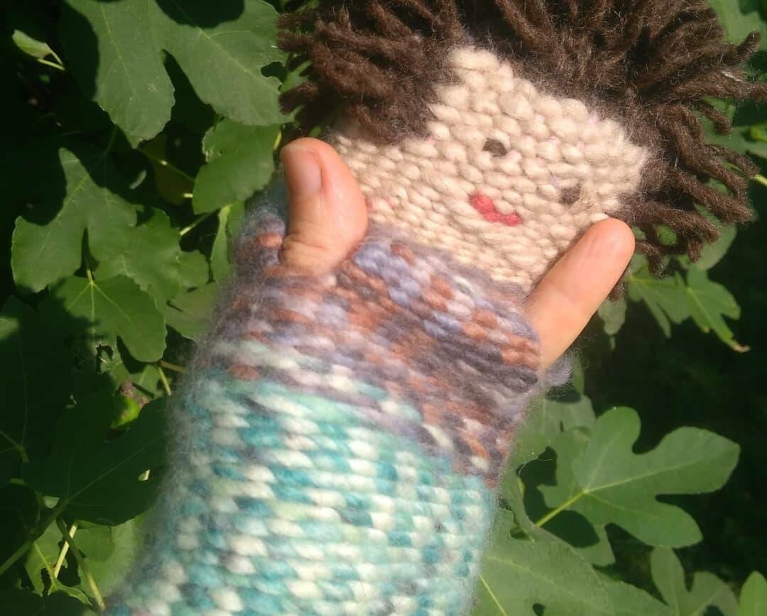 Puppet wool puppet waewing puppet wool toys natural Etsy