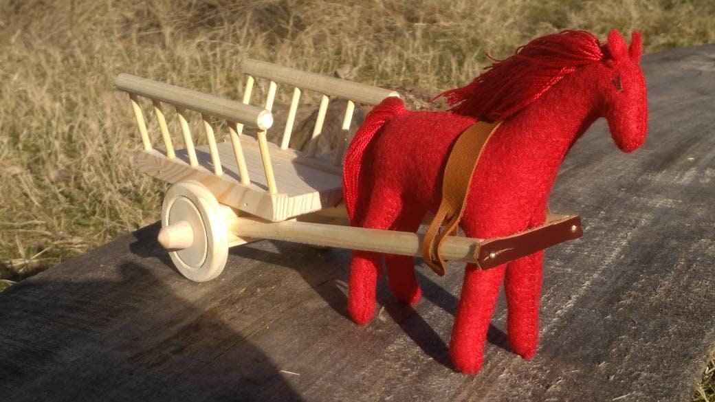 Horse Drawn Wagon Farm Wagon Horse and Wagon Horse and Etsy