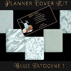Blue Tatooine I - Digital Planner Kit