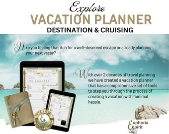 Carribean Travel & Cruise Vacation Planner with Budget Tools, Travel Tips, Checklists, Offline Documents Travel Outfit Planning