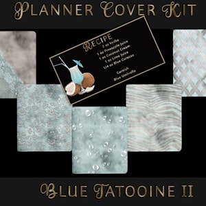 Blue Tatooine II - Digital Planner Kit