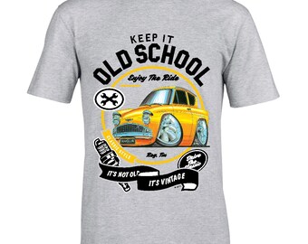 Koolart Keep it old school Retro Mk3 Fiesta RS turbo car motif mens t-shirt gift