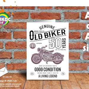 Drole De 60 Ans Biker Retro Style Classic Moto Motif Pour 60e Etsy Canada