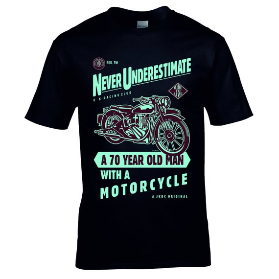 Maglietta Motociclista Uomo - Design Club Moto | 100% Cotone Per Comfort E Stile - Foto 8