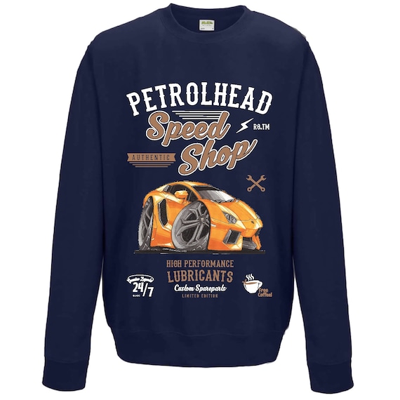 Koolart Petrolhead Speed Shop Motif /& Aventador Super car image mens T-Shirt