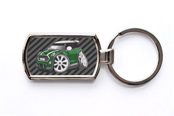 CATERHAM 7 Classic Sports Car Koolart Chrome Keyring Picture Both Sides