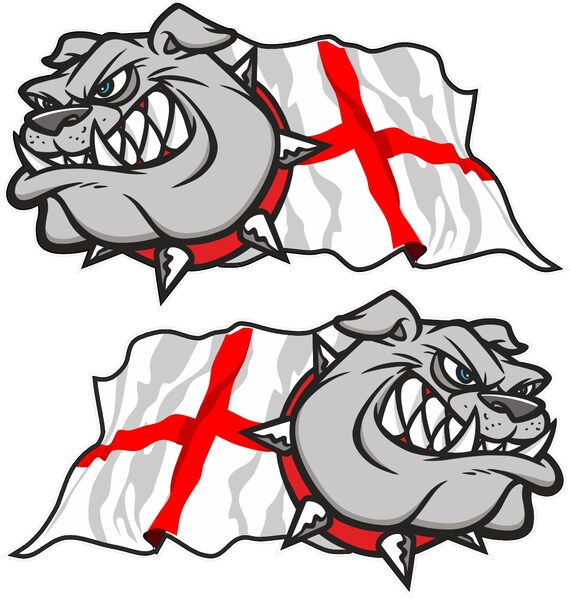 Sticker Licker Ripped Metal & British Bulldog Vinyl Car Sticker - Glossy Finish