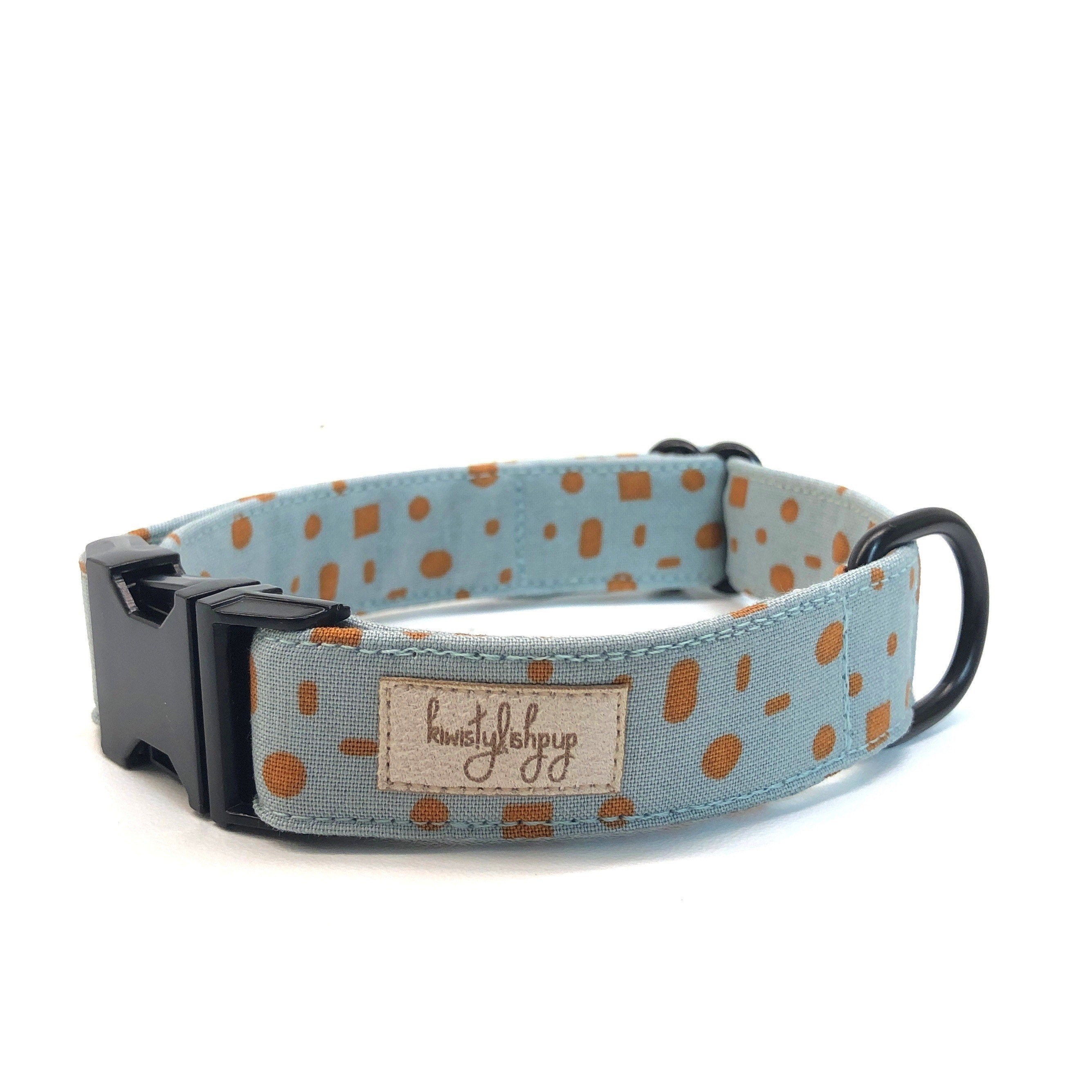 Blue Dog Collar Boy Dog Collar Cute Puppy Collar Girl Dog Etsy
