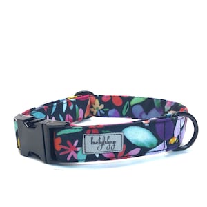 Collare per cani floreale: collare per cuccioli con fiori arcobaleno