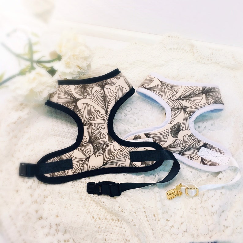 Hund Welpen Geschirr Gingko Blätter Etsy