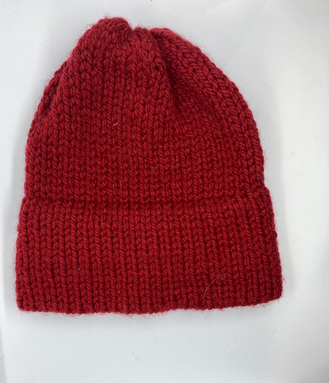 Knit Double Brim Beanie, Winter Hat, Cozy Warm
