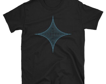 3D Kaleidoscope T-Shirt, Abstract Geometry Design
