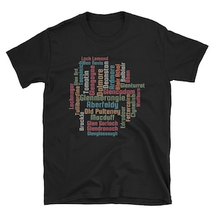 Whisky Highland, Schottland TShirt , Geist T-Shirt , Brennerei Shirt , Whiskey T-Shirts , Schottland Shirt , Whisky TShirt , Whiskey Shirt