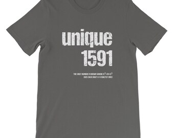 Unique Number 1591 Math T-Shirt