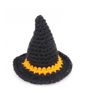 Crocheted Witch Hat Amigurumi