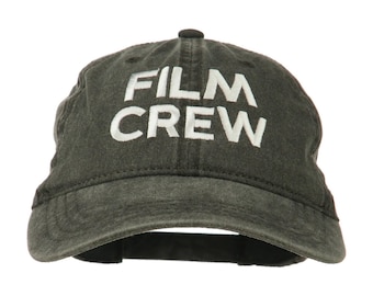 Film Crew Embroidered Washed Cap