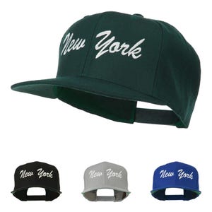 US Eastern State New York Embroidered Snapback Cap