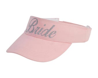 Bride Silver Heat Transfer Brushed Cotton Sunvisor