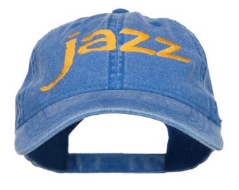 Jazz Embroidered Cotton Cap