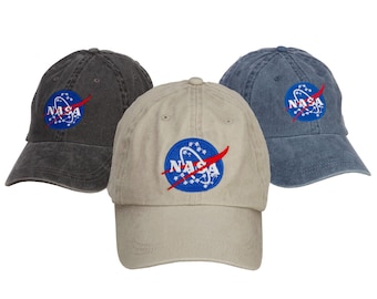 NASA Insignia Embroidered Washed Cap