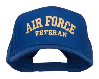 Air Force Veteran Letters Embroidered Cotton Cap