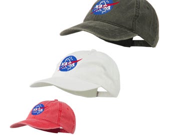 NASA Insignia Embroidered Pigment Dyed Cap
