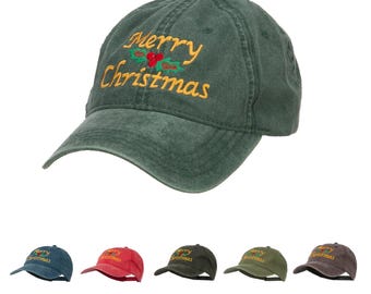Customize Washed Cotton Fitted Army Cap with Veteran, Soldier, Firefighter, Captain, Security, Police, and many more Embroidery Designs