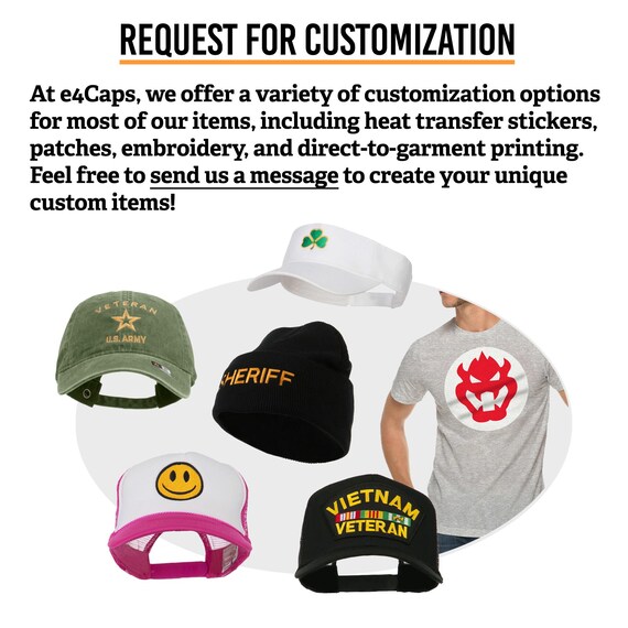 Vietnam Veteran Beanie Hat - Embroidered USA Soldier Knit Cap For Men & Women