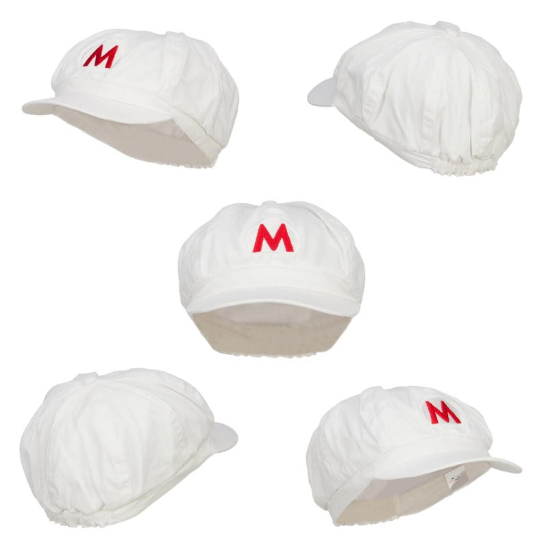Fire Mario Luigi Embroidered Newsboy Cap - Etsy