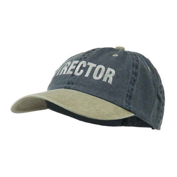Movie Director Embroidered Washed Two Tone Cap - Etsy