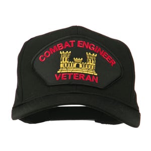 Combat Engineer Veteran Military Patch Cap