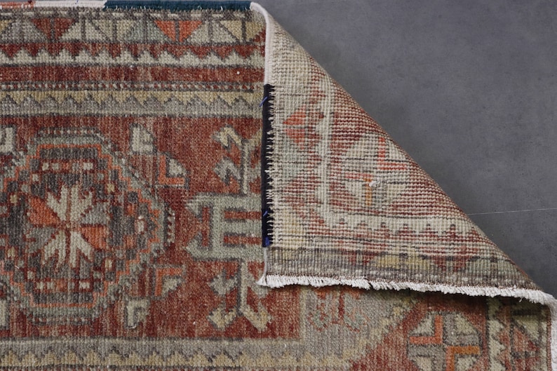 Small Turkish Rug Small Entry Rug Small Rug Small Oriental Rug 1.5x3.2 ft Doormat Small Oushak Rug Small Vintage Rug