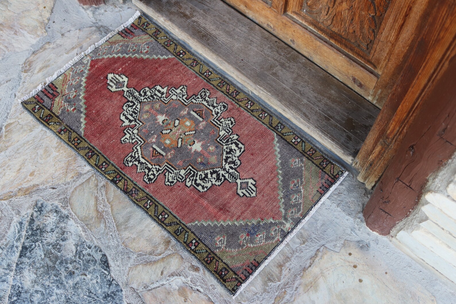 Small Entry Rug Small Oriental Rug Small Turkish Rug Etsy